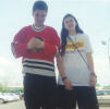 Mike and Jaki just standing around
