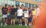 A group picture of everybody. Roy is behind the thumb