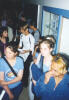 The line to apply for summer school after report card pickup