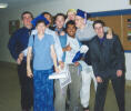 Group photo, Roy is behind Laurennes hat