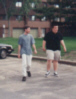 Adam and Drew just walkin'