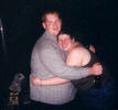 Craig and Christine share a hug