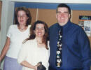 Drew and Jen with thier graphic arts teach