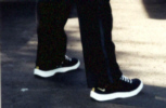 Drew's prom shoes, very slick
