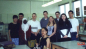 The homeroom class, glad we're all out of there