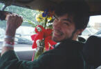Adam on the way home from the hospital