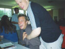 Chris giving eli the famous nipple twist