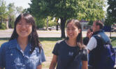 Grace and Alice slacking